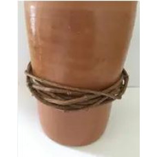 Vaso Cerâmica c/ Cipó - 002295